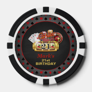 Casino 21st Birthday Poker Chip