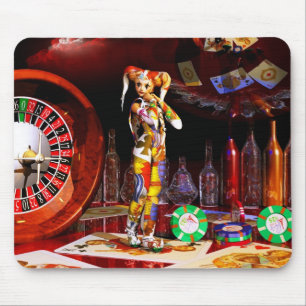 Casino art chess art paintings surrealism surreal mouse pad