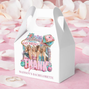 Casino Bachelorette Luxury Pink Girls Favour Box