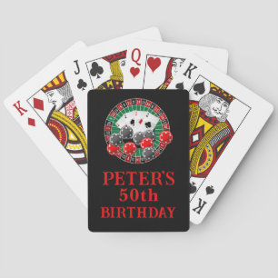 Casino Birthday Party Favours Playing Cards