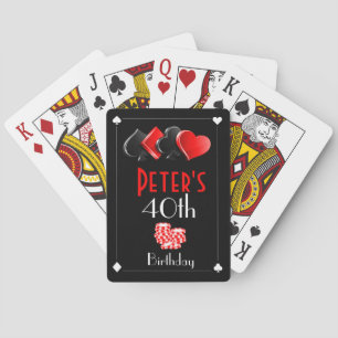 Casino Birthday Party Favours Playing Cards