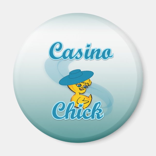 Casino Chick #3 Magnet (Front)