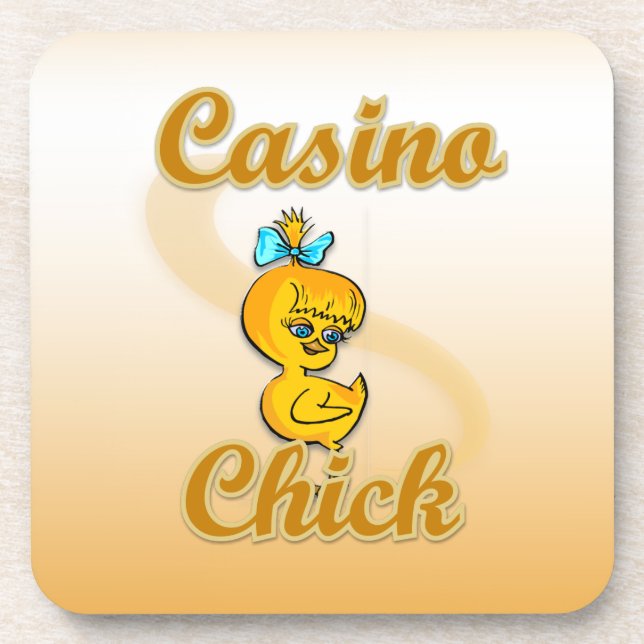 Casino Chick Coaster (Front)
