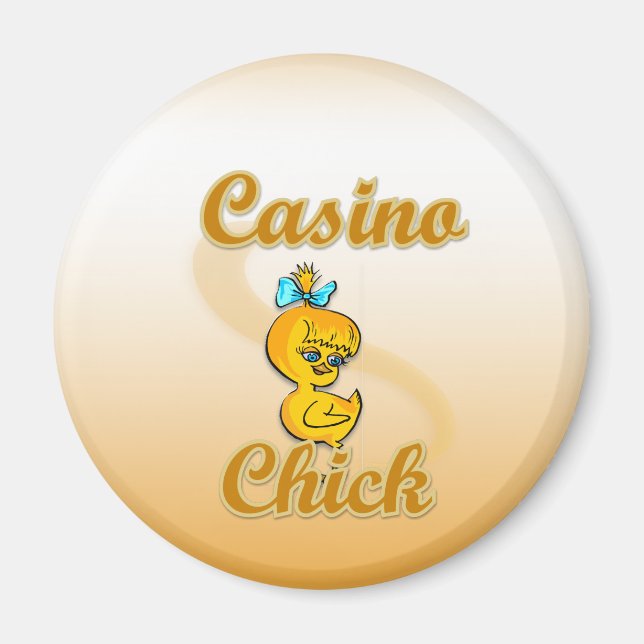 Casino Chick Magnet (Front)
