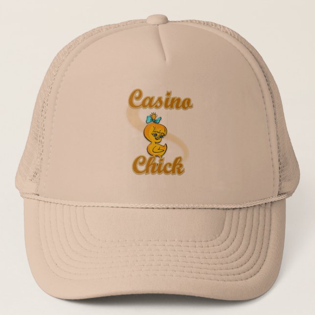 Casino Chick Trucker Hat (Front)