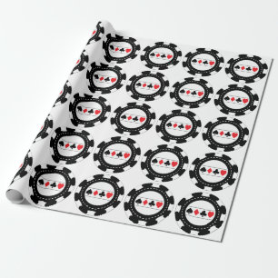 Casino Chip Wrapping Paper