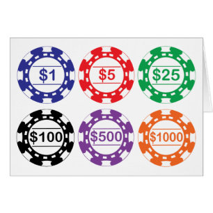 Casino Chips Card