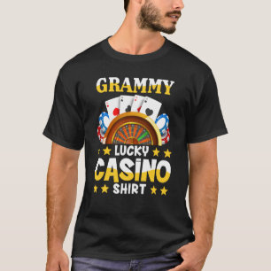 Casino For Grammy Funny Lucky Casino T-Shirt