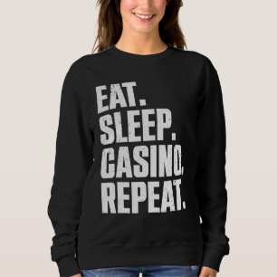 Casino   For Men Women Casino Gambler Poker Sweatshirt