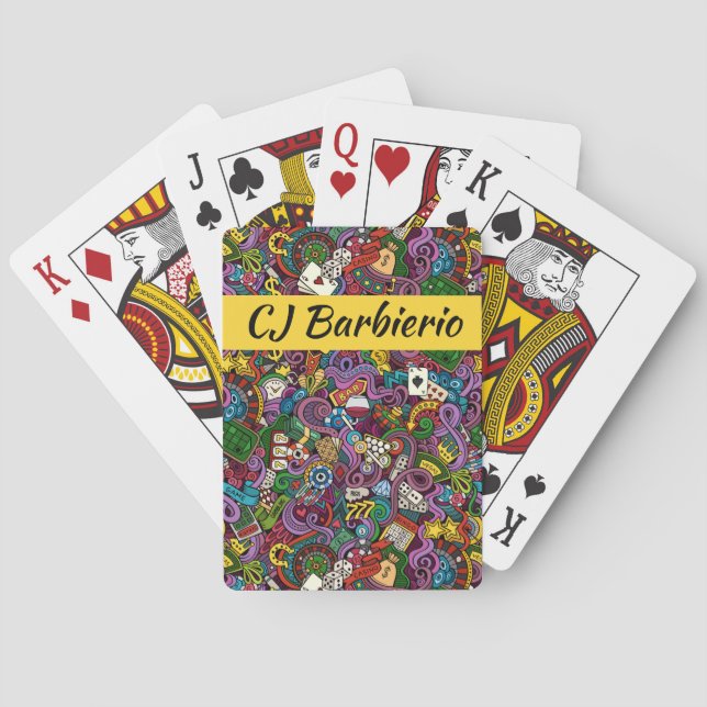 Casino Gambling Playing Cards (Back)