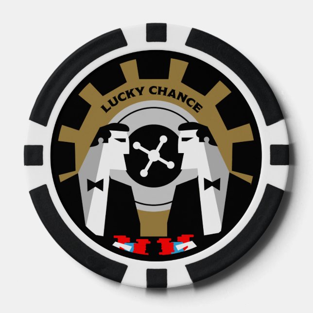 Casino Gambling Poker Roulette  Chips (Front)