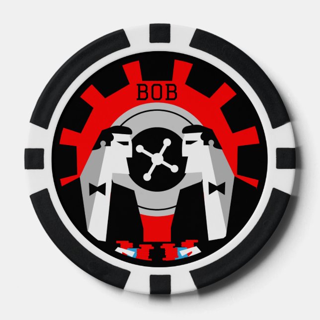 Casino Gambling Poker Roulette  Chips (Front)