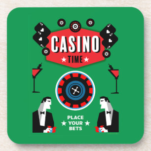 Casino Gambling Poker Roulette Coaster