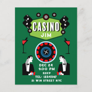 Casino Gambling Poker Roulette  Flyer