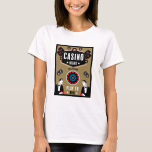 Casino Gambling Poker Roulette T-Shirt