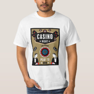 Casino Gambling Poker Roulette  T-Shirt