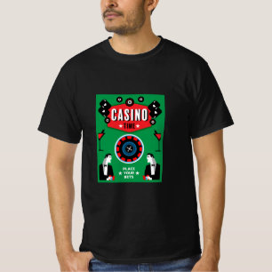 Casino Gambling Poker Roulette  T-Shirt