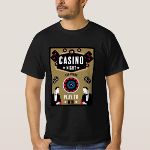Casino Gambling Poker Roulette  T-Shirt
