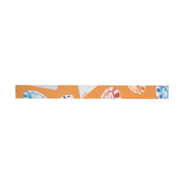 Casino, Games accessories pattern 3 Wrap Around Label (Individual)