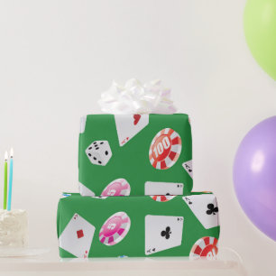 Casino, Games accessories pattern 4 Wrapping Paper