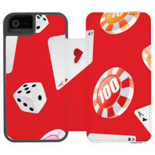 Casino, Games accessories pattern 5 Incipio Watson™ iPhone 5 Wallet Case