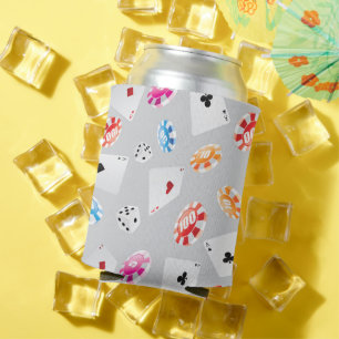 Casino, Games accessories pattern 8 Can Cooler