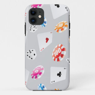 Casino, Games accessories pattern 8 iPhone 11 Case