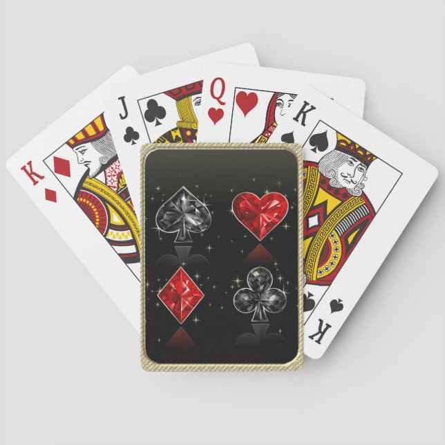 Casino Gemstones Bicycle® Play Playing Cards (Back)