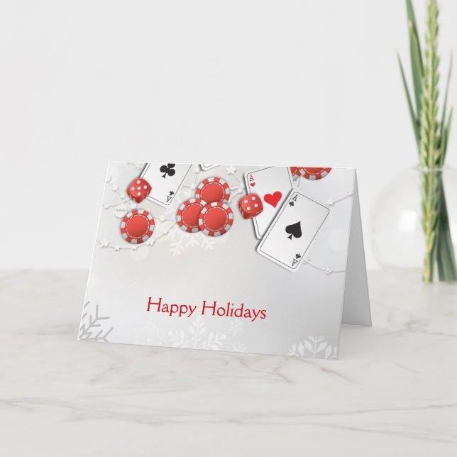 Casino Holiday Card (Front)