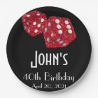 Casino Las Vegas Birthday Personalised Napkin