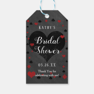 Casino Las Vegas Bridal Shower Thank You Gift Tags