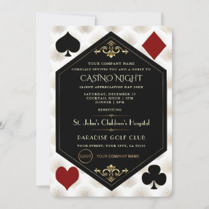 Casino Las Vegas Company Client Appreciation Day  Invitation