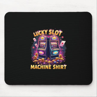 Casino Las Vegas Gambling Lovers Lucky Slot Machin Mouse Pad