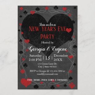 Casino/Las Vegas New Year's Eve Party Invitation