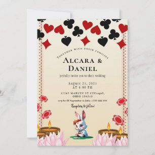 Casino Las Vegas Poker wedding Invitation
