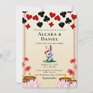 Casino Las Vegas Poker wedding Invitation
