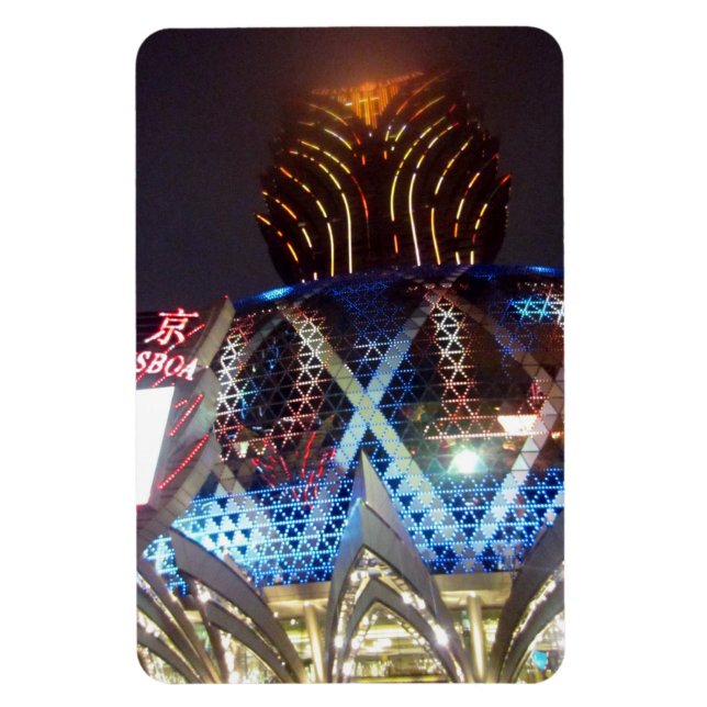 casino lisboa globe magnet (Vertical)