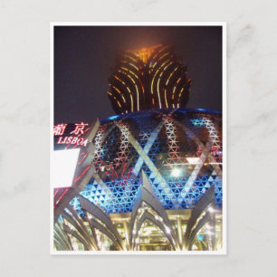 casino lisboa globe postcard