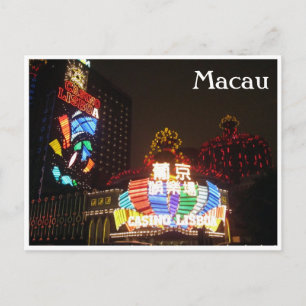 casino lisboa macau postcard