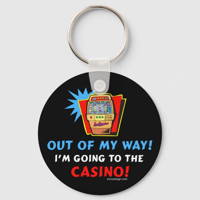 Casino Lovers Design Key Ring (Front)
