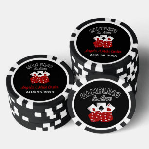 Casino Nevada Las Vegas Wedding Party Favour Poker Chips