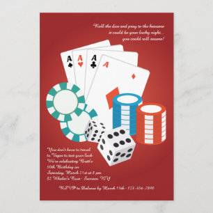 Casino Night Invitation