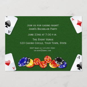 Casino Night Invitation