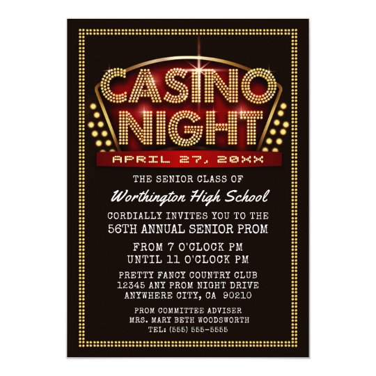 casino night party themed