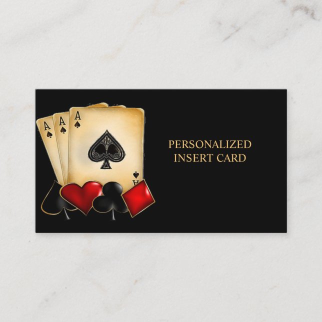 CASINO NIGHT, POKER NIGHT, GAMBLE, CARDS DICE (Front)