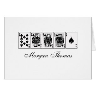 Casino Night Poker Royal Straight Flush Spades