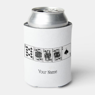 Casino Night Poker Royal Straight Flush Spades Can Cooler