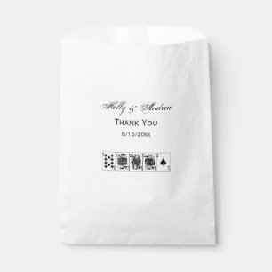 Casino Night Poker Royal Straight Flush Spades Favour Bag