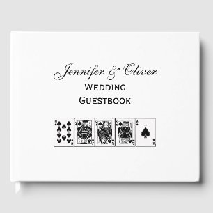 Casino Night Poker Royal Straight Flush Spades Guest Book