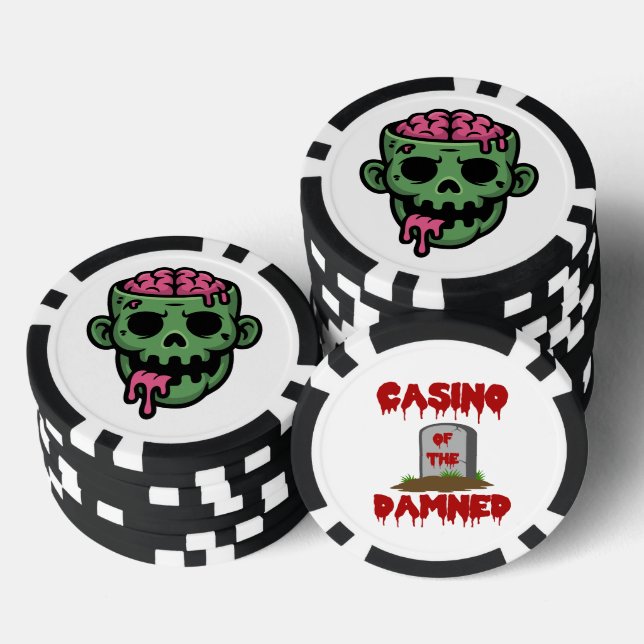 Casino of the Damned Zombie Poker Chip (Stack)